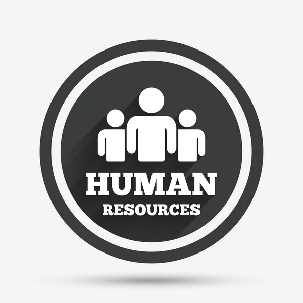 Human resources sign icon. HR symbol. — Stock Vector
