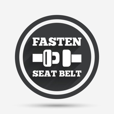 Emniyet kemeri işareti simgesi bağlayın. Emanet kaza.