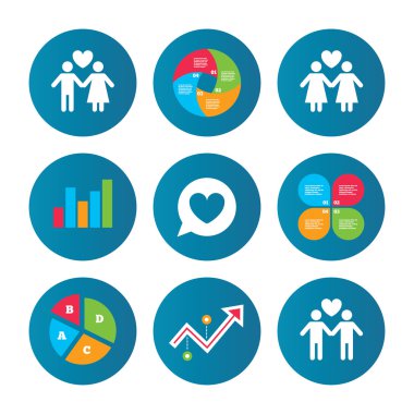 Çift simgesi tr. lezbiyen ve gay sevenler işaretleri.