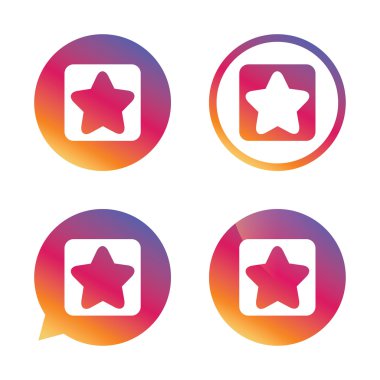 yıldız işareti simgesi. En sevdiğim düğme. Gezinti.