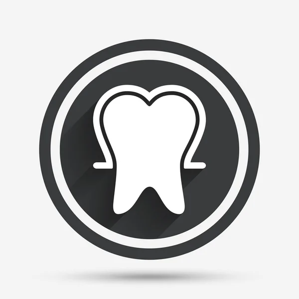 Tand email bescherming teken pictogram. Tandheelkundige zorg symbool. — Stockvector