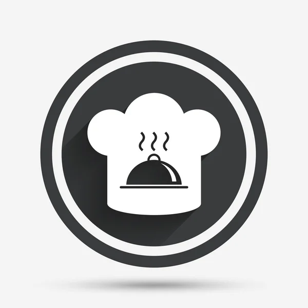 Kochmützen-Symbol. Kochsymbol. — Stockvektor