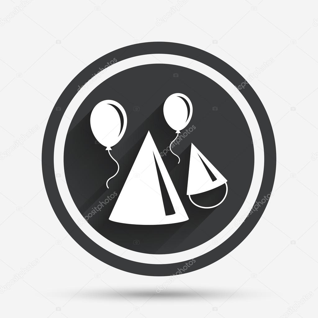 Vektorgrafiken Party Hut Symbol Vektorbilder Party Hut Symbol Depositphotos