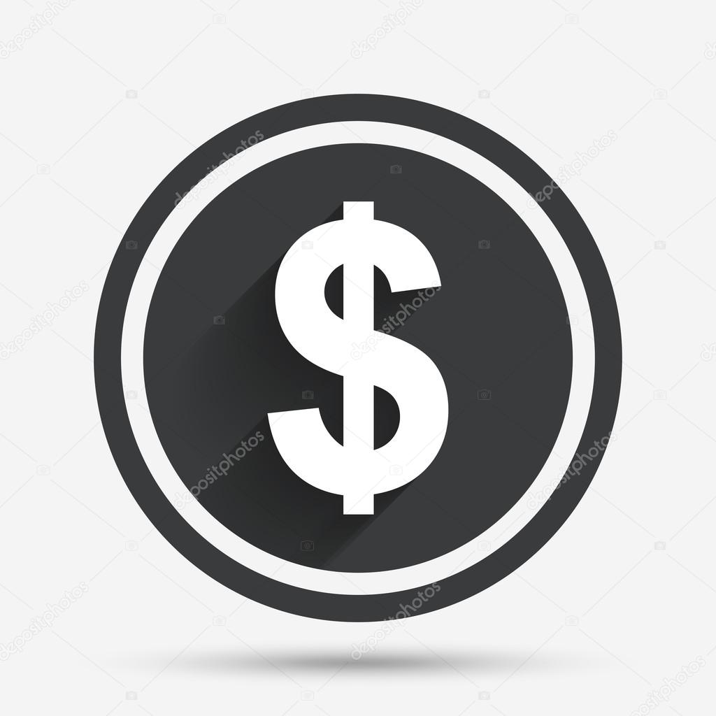 美元符号图标。美元货币符号. 图库矢量图©Blankstock 126549796