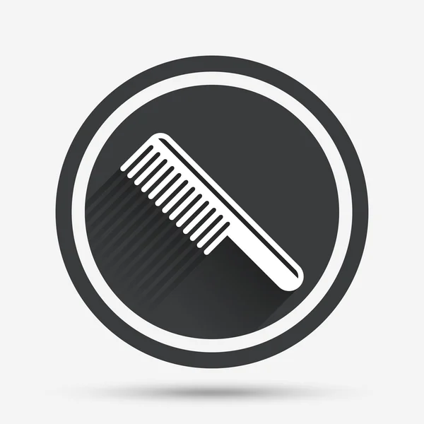Peinar icono de signo de pelo. Símbolo de barbero . — Archivo Imágenes Vectoriales