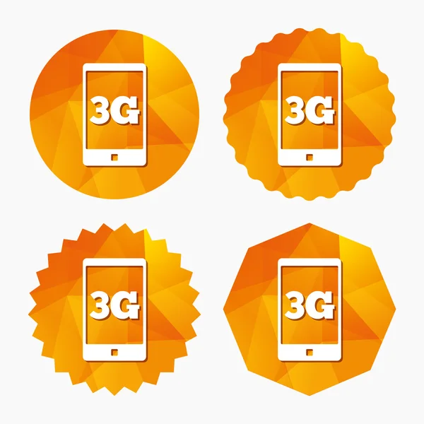 3g znamení. mobilní telekomunikační technologie. — Stockový vektor