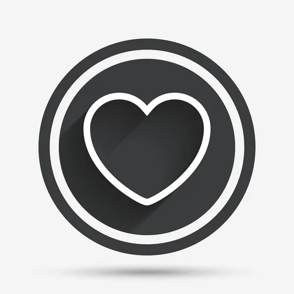 Heart sign icon. Love symbol. — Stock Vector