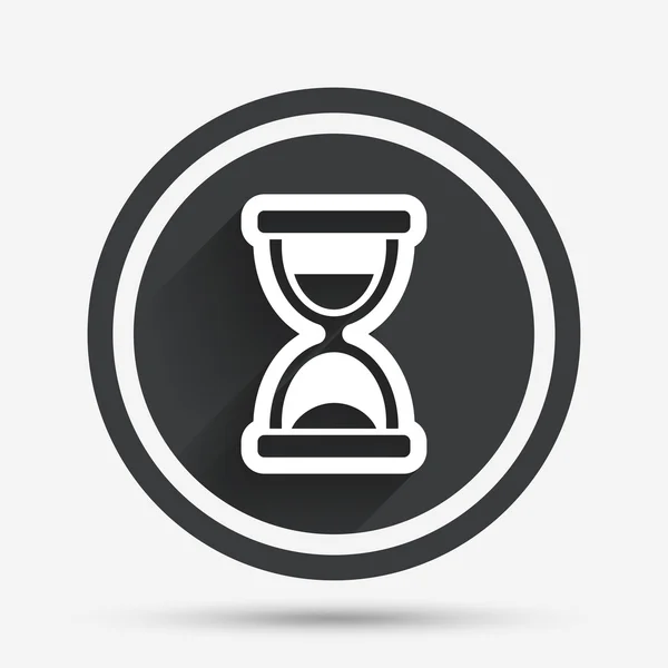 Hourglass sign icon. Sand timer symbol. — Stock Vector