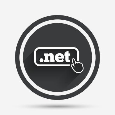 etki alanı net işareti simgesi. üst düzey Internet etki alanı.