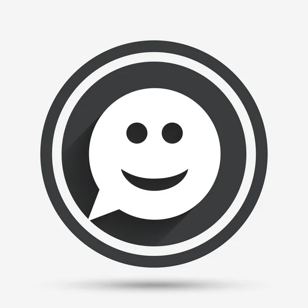 Glimlachen gezicht teken pictogram. Smiley symbool. — Stockvector