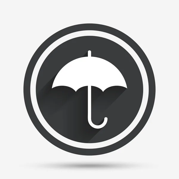 Umbrella sign icon. Rain protection symbol. — Stock Vector