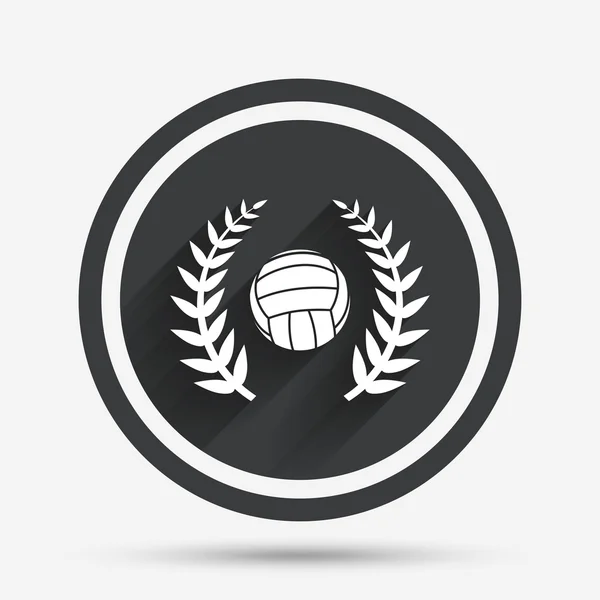 Volleyball-Ikone. Beachsport-Symbol. — Stockvektor