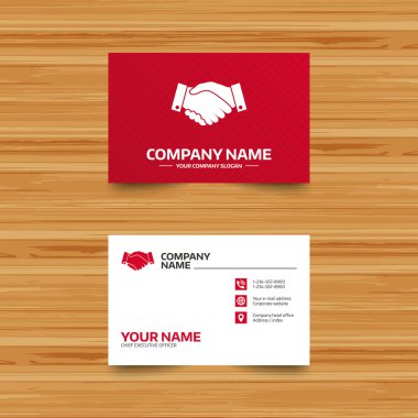 el sıkışma işareti simgesi. başarılı iş simgesi.