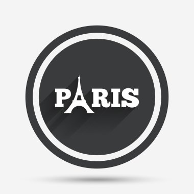 Eyfel Kulesi simgesi. Paris sembolü.
