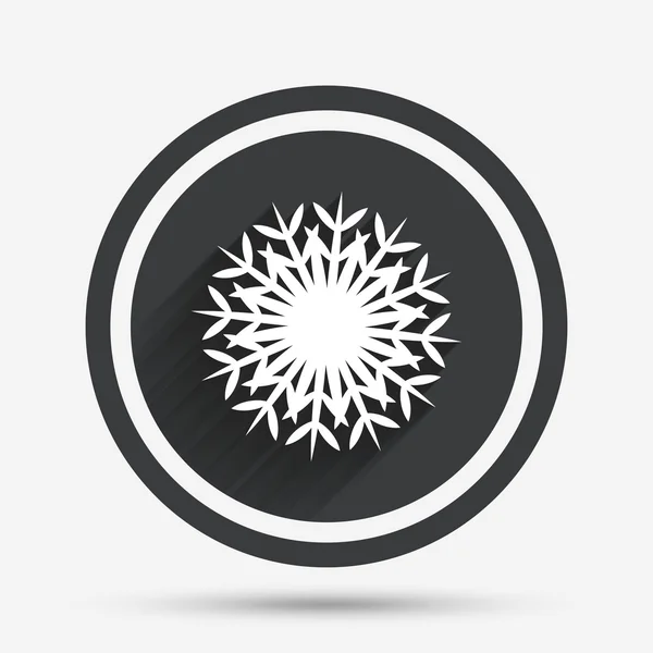 Ikona artystycznego znak śnieżynka. Klimatyzacja. — Wektor stockowy