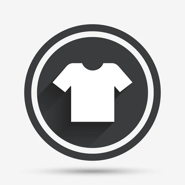 T-shirt işareti simgesi. elbise simgesi. — Stok Vektör