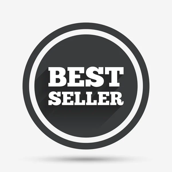 Best seller sign icon. Best seller award symbol. — Stock Vector