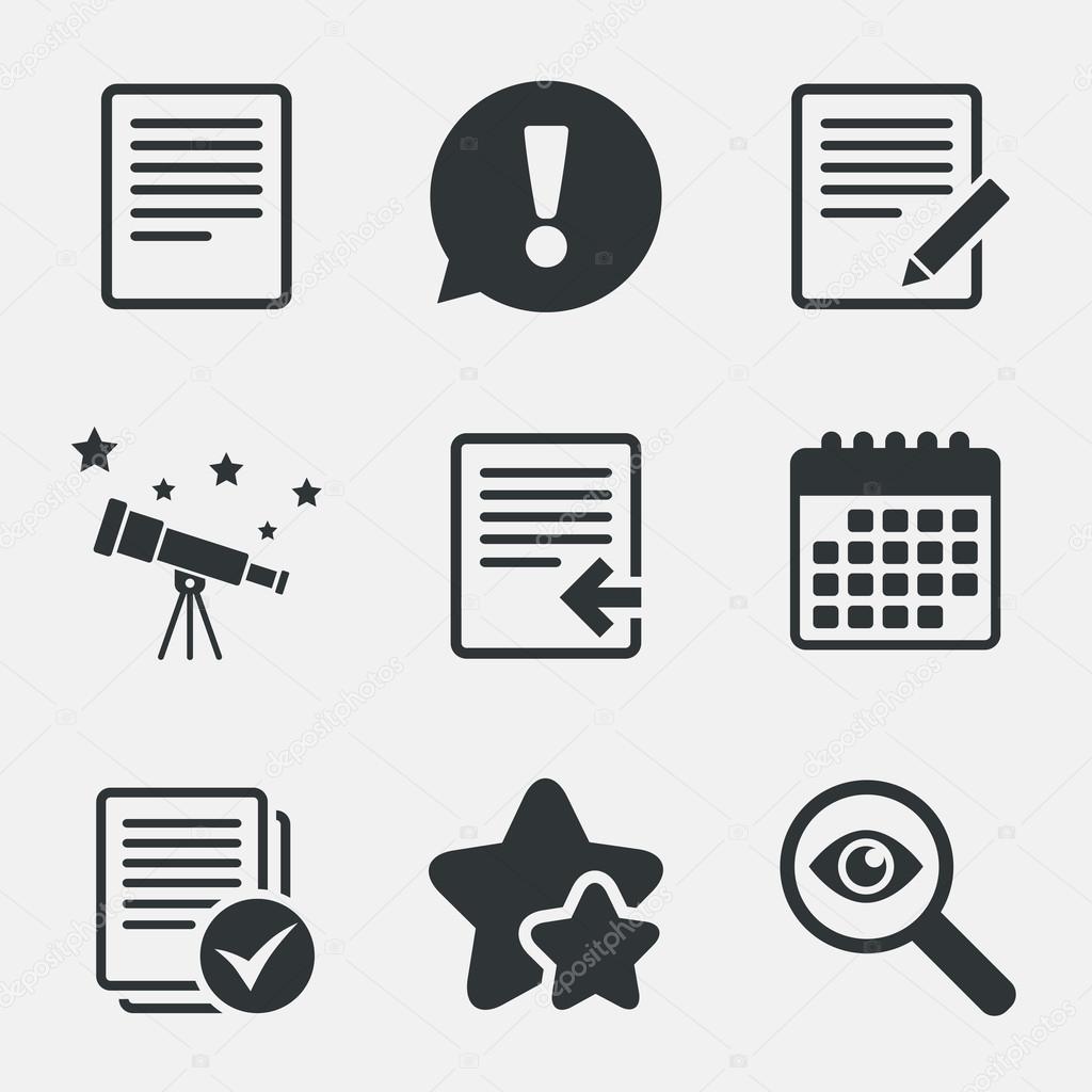 Document icons. Upload file and checkbox.