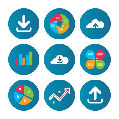 Şimdi işaretleri indir. bulut simgesinden upload.