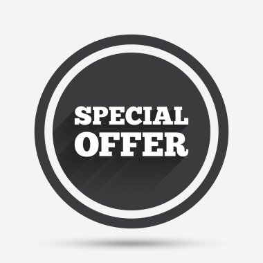 özel teklif işareti simgesi. satış sembol.