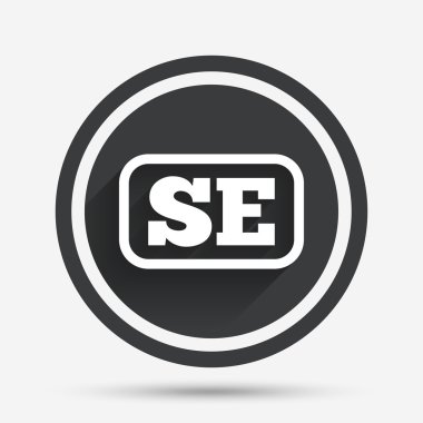 İsveççe Dil işareti simgesi. se çeviri.