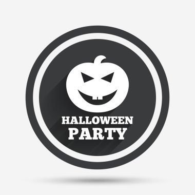 Cadılar Bayramı Balkabağı işareti simgesi. Cadılar Bayramı partisi.