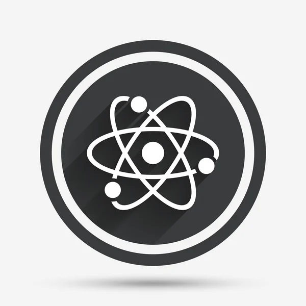 Atomzeichen-Symbol. Atomteil-Symbol. — Stockvektor