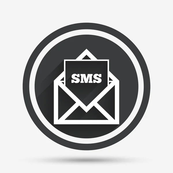 Icône mail. Symbole d'enveloppe. Signe de message. — Image vectorielle