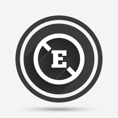 Gıda katkı maddesi işareti simgesi. E sembol.