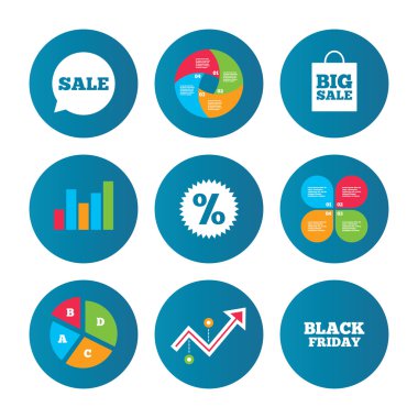 Satılık konuşma balonu simgesinin. Yıldız sembolü indirim.