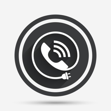 telefon işareti simgesi. 