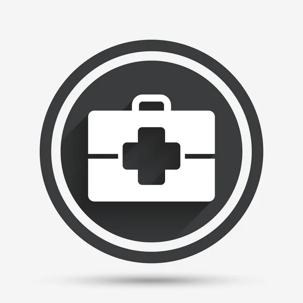 Icône du panneau médical. Symbole docteur . — Image vectorielle