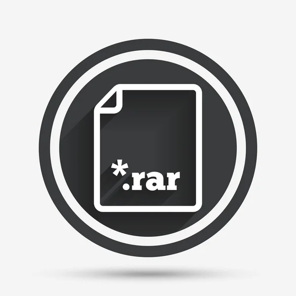 Εικονίδιο αρχείο αρχείο. κουμπί "λήψη rar". — Διανυσματικό Αρχείο