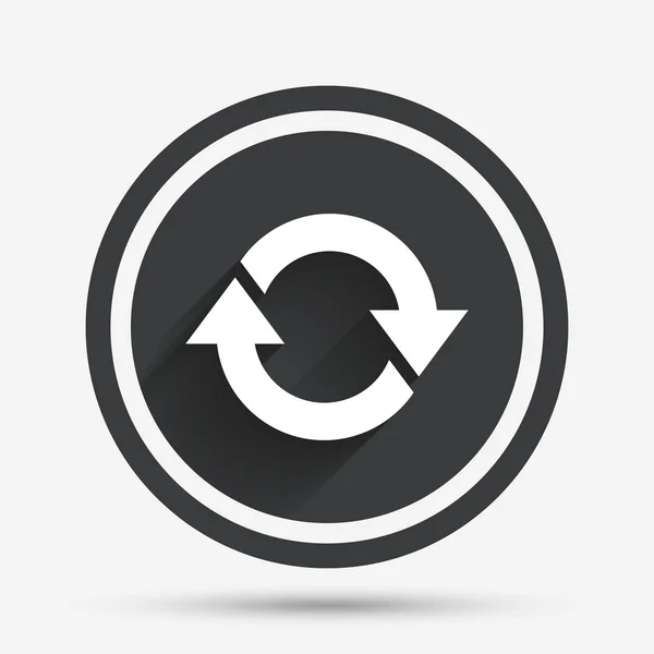 Rotation icon. Repeat symbol. Refresh sign. — Stock Vector