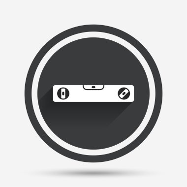 kabarcık seviyesi işareti simgesi. Spirit aracı simgesi.