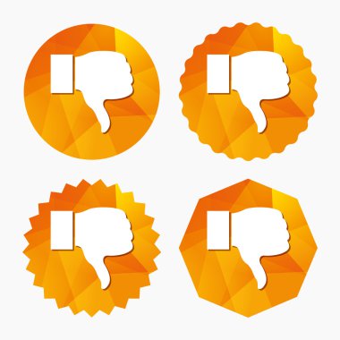 Sevmediğim işareti simgeleri