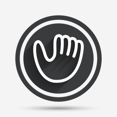 Beyzbol eldiveni işareti simgesi