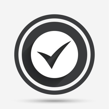 kontrol işareti simgesi.