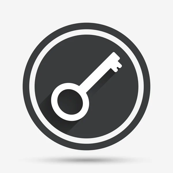 Schlüsselzeichen-Symbol. Werkzeug-Symbol freischalten. — Stockvektor