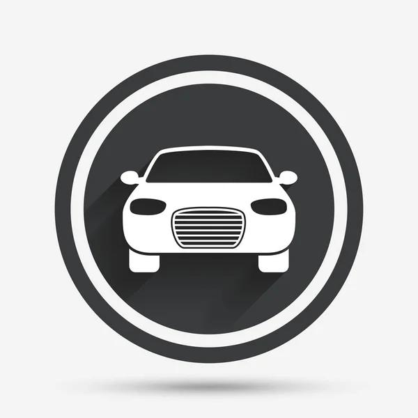 Icône signe de voiture — Image vectorielle