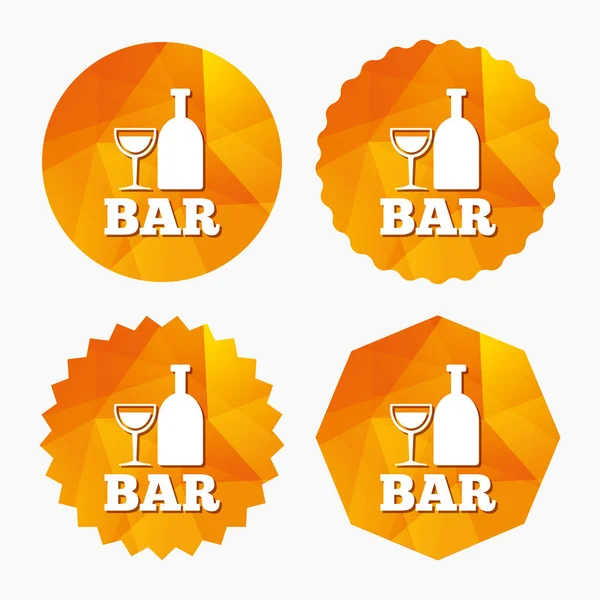 Bar ou icône Pub signe . — Image vectorielle