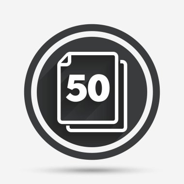 Paketi 50 adet simge imzalamak..