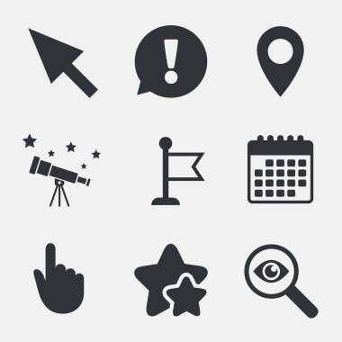 Fare imleci simgesi. 