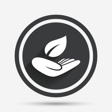 Doğa sigorta işareti simgesi