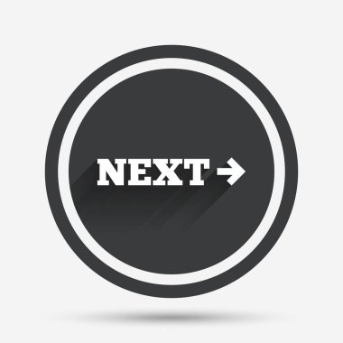 ok işareti simgesi. 