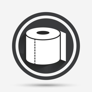 tuvalet kağıdı simgesi. 