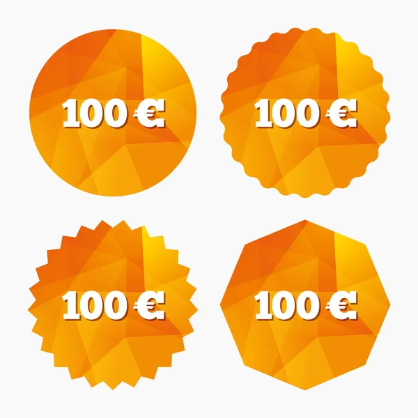 Euro sign icon. — Stock Vector