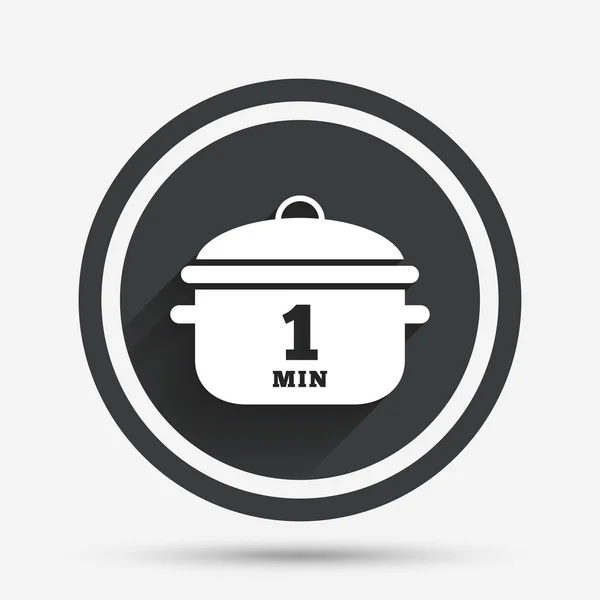 Matlagning pan tecken ikonen — Stock vektor