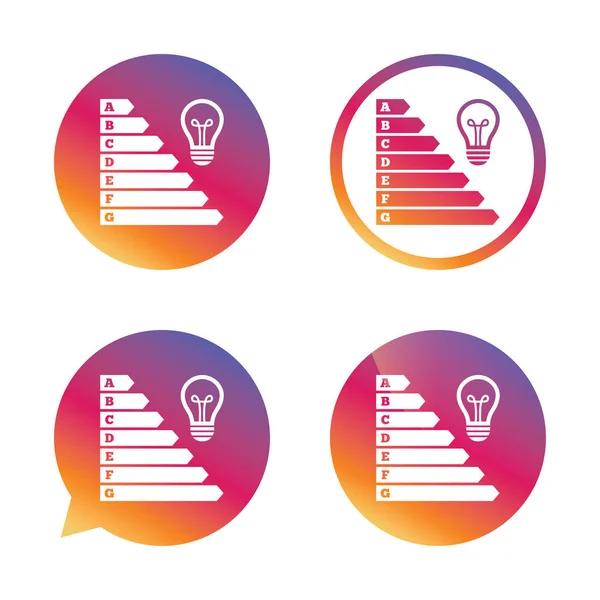 Energie-efficiëntie pictogram — Stockvector