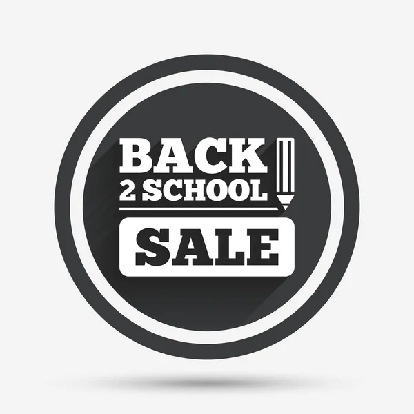 Back to school sign icon. — Stock Vector